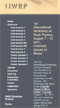 Mobile Screenshot of 1iwrp.rockphysicists.org